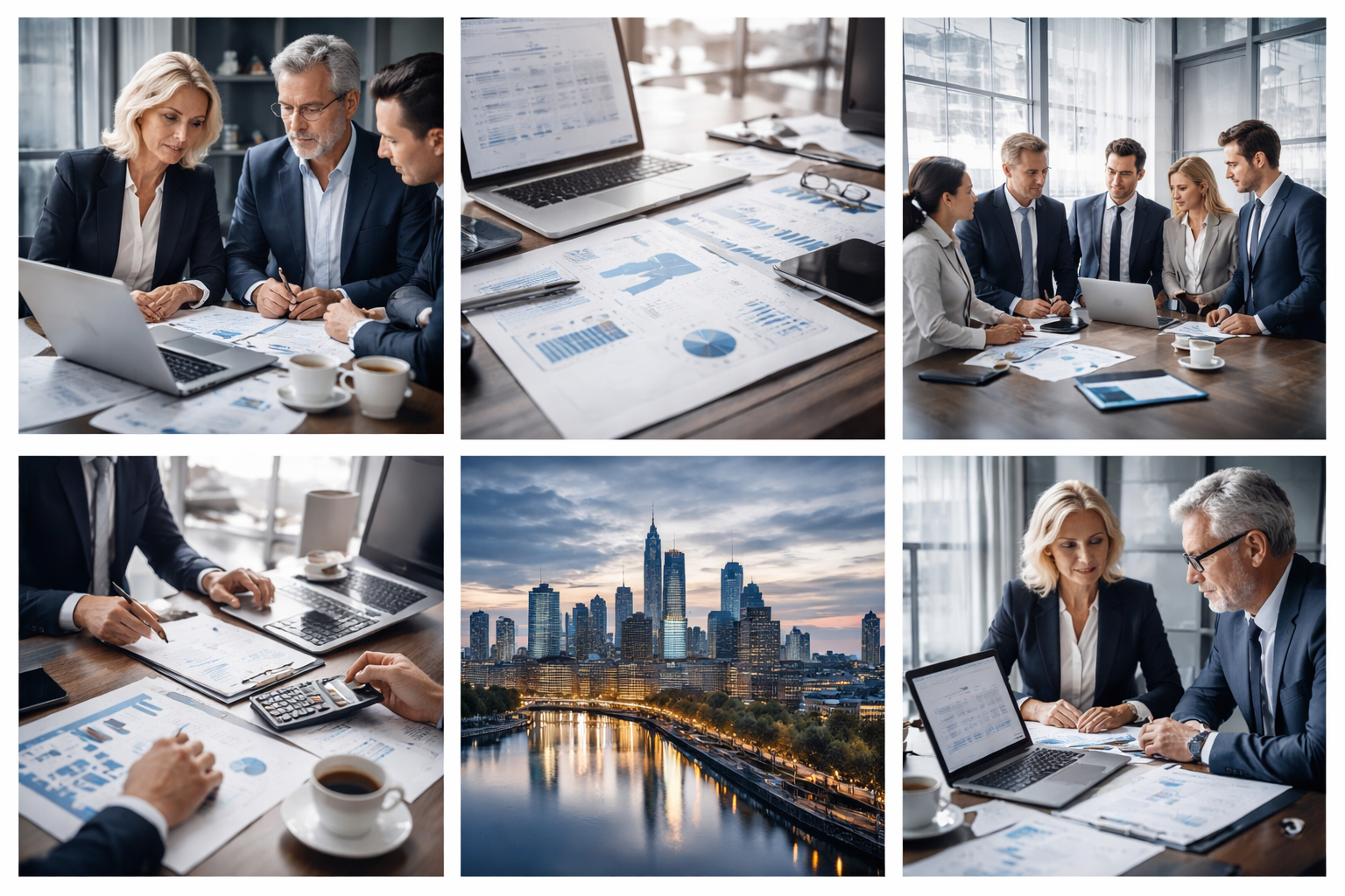 Pénzügyi konzultáció és elemzés vizuál